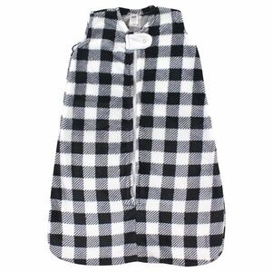 NWT. Hudson Baby Black and White Checkered Sleep Sack